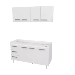 Mueble de cocina 1.40m -alacena + B. mesada - sin bacha