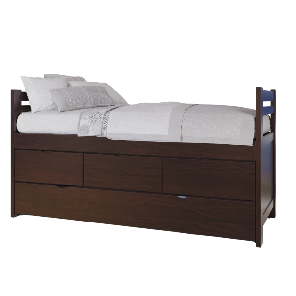 Cama superior con cajonera y marinera | pino misionero - Imagen 2