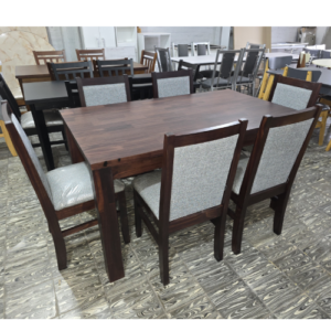Juego comedor Pacifico x 6 Respaldo tapizado