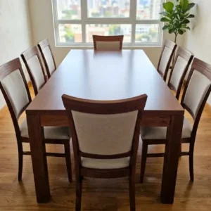 Juego de comedor 8 sillas Contemporáneo | 2.00 x 1.00m